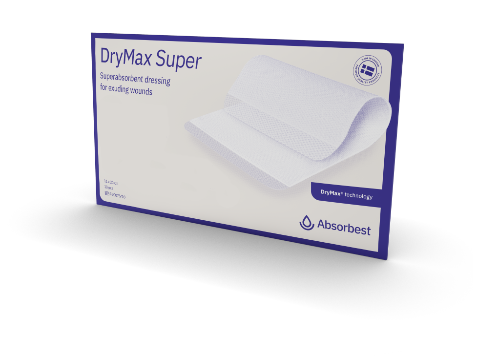 DryMax Super, a superabsorbent dressing 